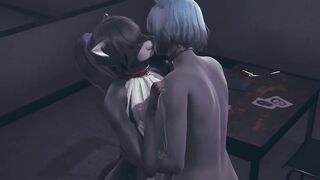 Furry Tanuki Gangbangs Cat Boy Raw Creampie Yiff