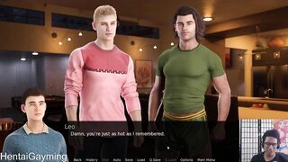 Gay freshmen destroyed by hentai gaming visual novel let's play
