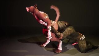 Big rough gay furry animation destroys deepboyo's wild ass