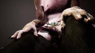 Big rough gay furry animation destroys deepboyo's wild ass