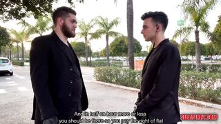 Monster Bear Fucks Twink Raw Bareback Creampie Gaping Sloppy Mess