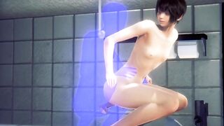 Twink Jim destroyed in filthy public toilet creampie shame