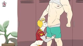 The Rival Coach destroys his star quarterback with his thick cock