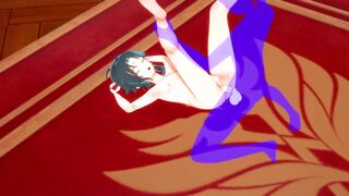 Xiao destroyed rough creampie twice anal blowjob big cock twink yaoi