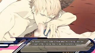Aoba Acts Like A Virgin 28 Blowjob cartoon yaoi hunk muscles sucked off