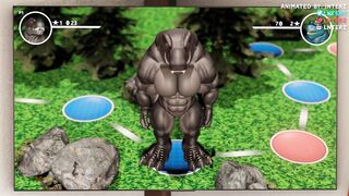 Dino and Shark Muscle Growth Makes Him A Huge Gay Cock Daddy