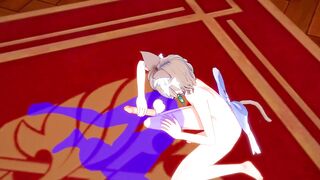 Re Zero Felix gagged to the balls raw thick cocks
