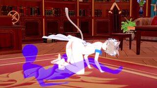 Re Zero Yaoi Felix footjob fucked hard creampie