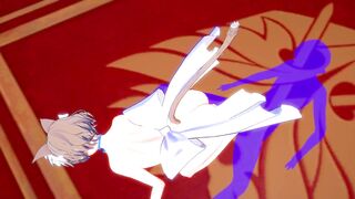 Re Zero Yaoi Felix footjob fucked hard creampie