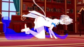 Re Zero Yaoi Felix footjob fucked hard creampie