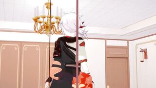 Kazuha’s filthy twink handjob gushing cumshots raw hentai