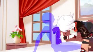 Kazuha’s filthy twink handjob gushing cumshots raw hentai