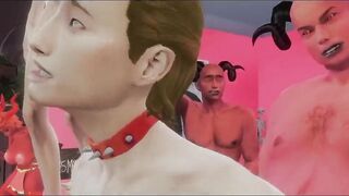 Demon Era Demons Fuck Gay Anime Sex Slave Choked on Big Boobs