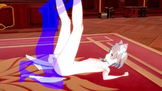 Re Zero Yaoi Felix’s dripping anal creampie ruined twink