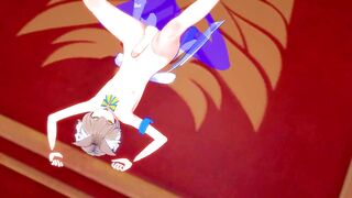 Re Zero Yaoi Felix’s dripping anal creampie ruined twink