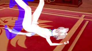 Re Zero Yaoi Felix’s dripping anal creampie ruined twink