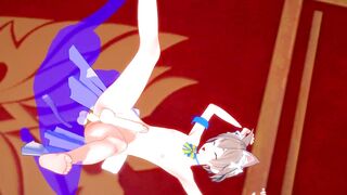 Re Zero Yaoi Felix’s dripping anal creampie ruined twink