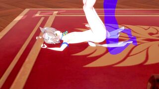 Re Zero Yaoi Felix’s dripping anal creampie ruined twink