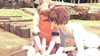 Femboy Catboy Gets Destroyed by His Asian Owner Rough Creampie Training Part 1