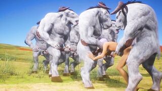 Furry with huge horse dildos double penetration wild gay yiff