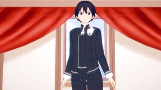 Kirito Hardsexed by Big Dick Creampie Twinks