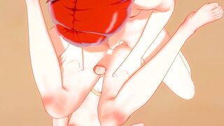 Aether and Diluc destroyed rough anal blowjob hentai cumshot