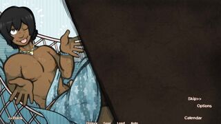 BFFs Gangbang in Visual Novel Threesome with Monster Boy Cumshots