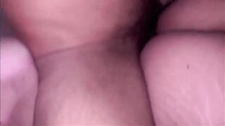 Twink creampie while boyfriend clueless next door