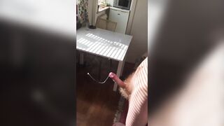 Big hairy teen dick gets destroyed in POV cum dumps