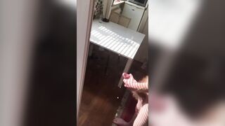 Big hairy teen dick gets destroyed in POV cum dumps
