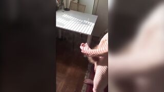 Big hairy teen dick gets destroyed in POV cum dumps