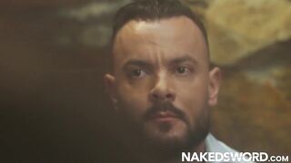 Heath Halo Bastian Karim destroy special dick service for Gabriel Coimbra raw bareback
