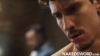 Heath Halo Bastian Karim destroy special dick service for Gabriel Coimbra raw bareback