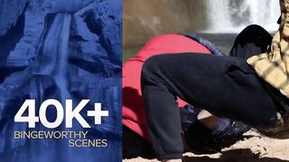 NakedSword Trevor Brooks raw barebacked by hung Liam Branagh deepthroat throat fuck breeding