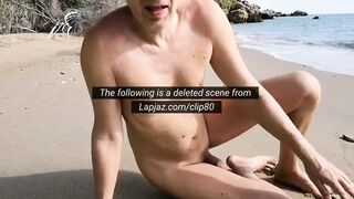 Greek Solo Ecosexual Piss Beasting on Beach