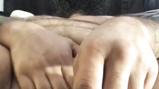 FTM bear chub fucking myself raw toys solo again