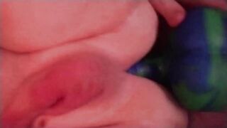 My Bad Dragon Dexter stretches solo until he gushes prostate cum