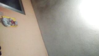 Grandma's house solo session ruined by thick hot cum