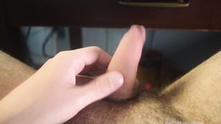POV squirted raw huge uncut cock until I blew my load