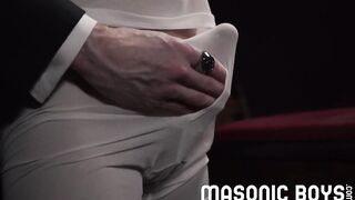 Caught by the DILF punishment ritual Masonic boys get destroyed