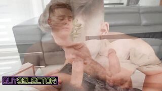 Scott DeMarco delivers more than a package when Ryan Russo invites him inside raw and bareback