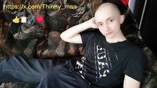 Shy Sissy Gets First Hands-Free Chastity Orgasm in Black Lingerie