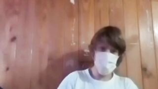 Sissy choked breathless while Latino futa creampie wrecks her