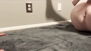 Femboy stuffed deep by massive rough food gape