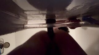 Skinny twink gets drilled by huge bbc while everyone sleeps bareback moaning