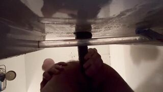 Skinny twink gets drilled by huge bbc while everyone sleeps bareback moaning