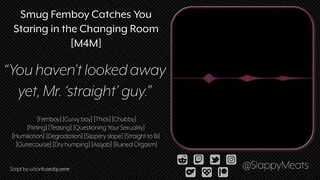 Smug Femboy Catches You Staring in the Changing Room Humiliation Audio