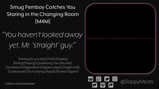 Smug Femboy Catches You Staring in the Changing Room Humiliation Audio