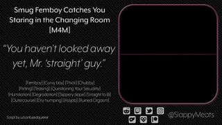 Smug Femboy Catches You Staring in the Changing Room Humiliation Audio