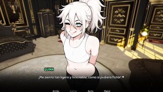 Haunted by femboy part 8 Cum gushing lesbian office roleplay with big cock